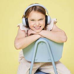 Buzz Safe Audio ANC h&oslash;retelefoner, cloudy blue, Kreafunk