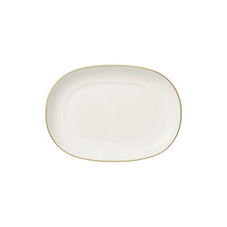 Anmut Gold serveringsfat/fat til sausnebb, hvit/gull