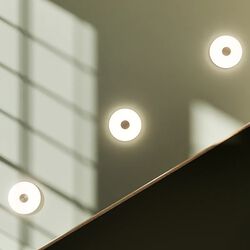 Glint glass vegglampe, opal white, Northern