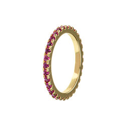 Emilia ring, cerise, Emilia by Bon Dep