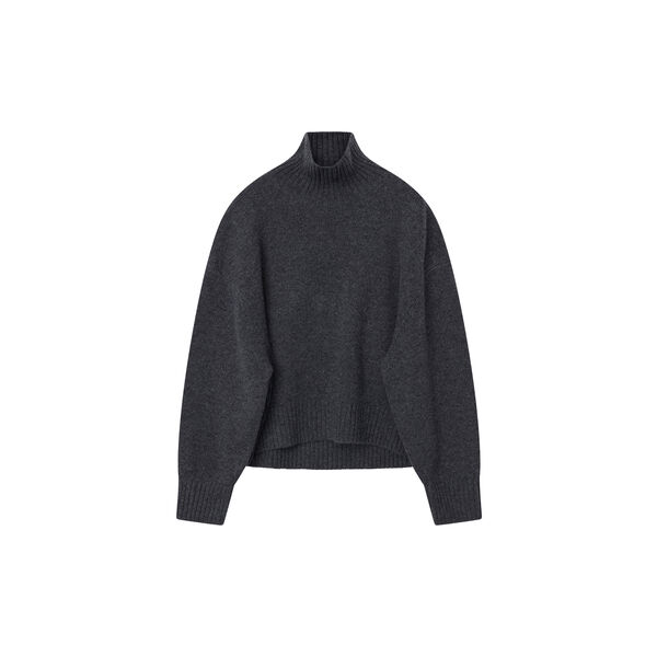 Kendra genser - Soft Lamb, antracit grey melange, DAY Birger &eacute;t Mikkelsen