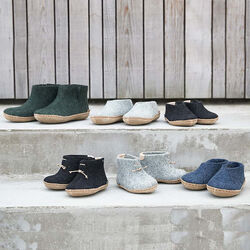 Filtsko for barn, koksgrå, Glerups