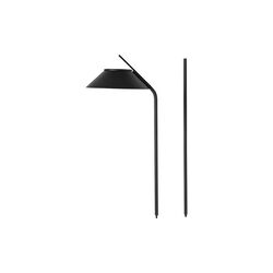 Vinkel Solcellelampe spyd, black, Stelton