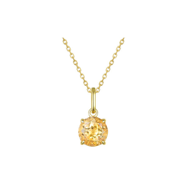 Selene Prong Charm, citrine, Nila Noor