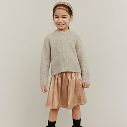 KyraSK Cardigan, deer melange, Sofie Schnoor