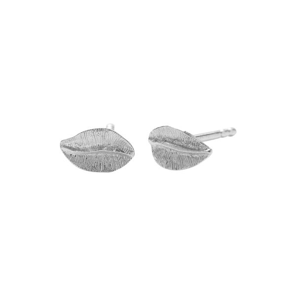 Elm Leaf &Oslash;restikker, sterlings&oslash;lv, Pernille Corydon Jewellery