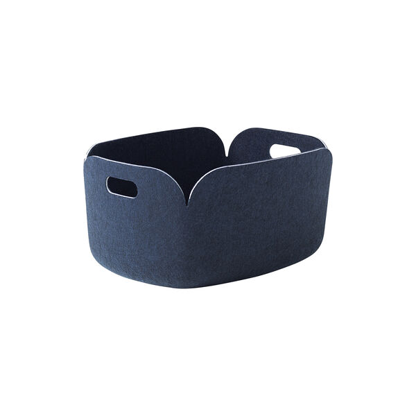 Restore Basket, midnight blue, Muuto