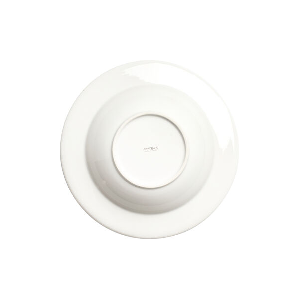 Bubbles suppetallerken 25 cm, white Bubbles suppetallerken 25 cm, white, Mateus