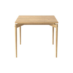 PURE Dining Table L85, white oiled oak, Bruunmunch Furniture