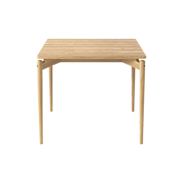 PURE Dining Table L85, white oiled oak, Bruunmunch Furniture
