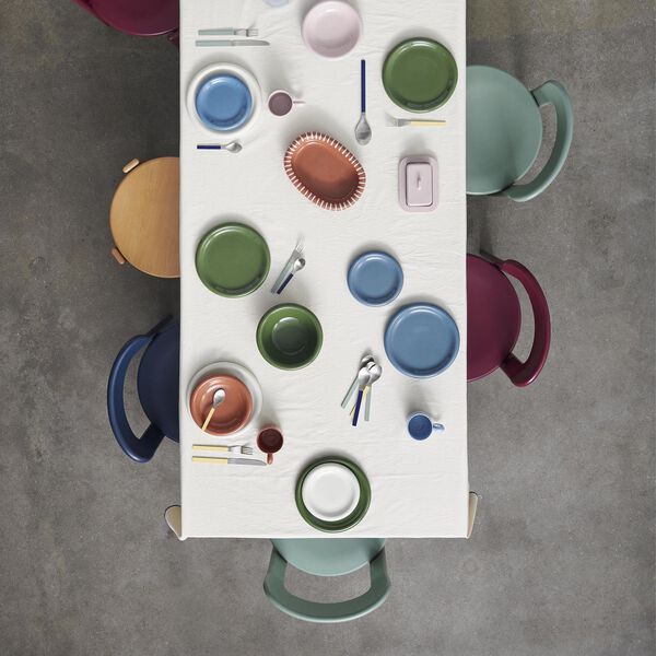 Barro tallerken Ø 24 - 2 stk, dark blue, HAY