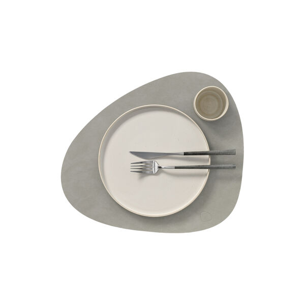 Nupo dekkebrikke Curve L, light grey, LIND DNA