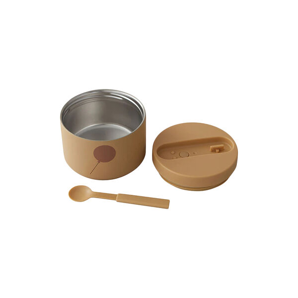 KIDS THERMO FOOD BOX, beige, Design Letters