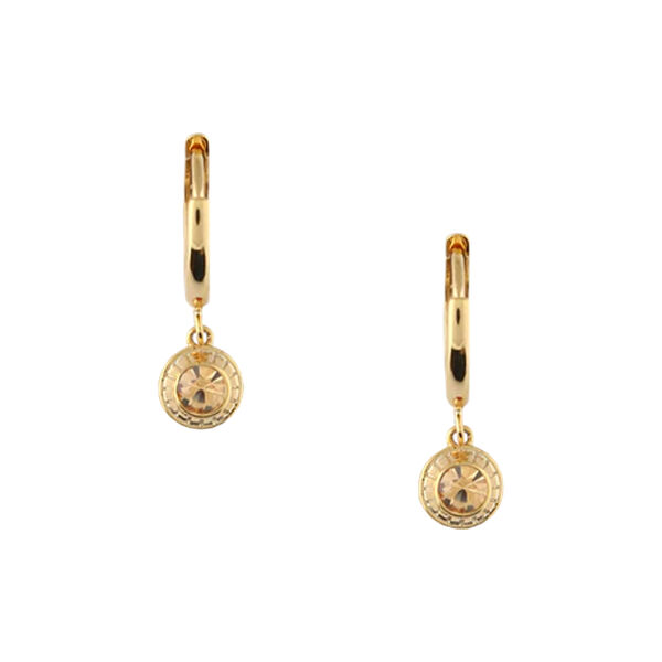 Swarovski Light Topaz Drop Huggie &oslash;redobber, Orelia