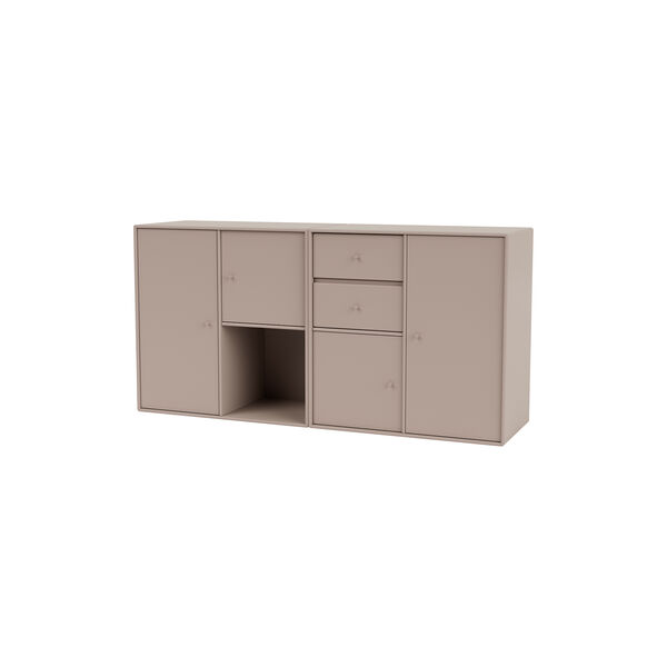 COUPLE bred skjenk, 137 mushroom, Montana Furniture