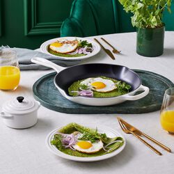 Signature st&oslash;pejern dyp stekepanne &Oslash; 26 cm, white, Le Creuset