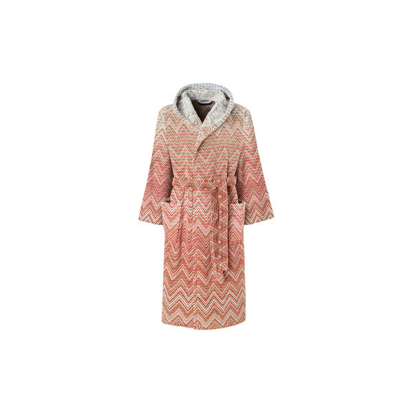 STONE Badekåpe med hette, red multicolor STONE Badekåpe med hette, red multicolor, Missoni Home