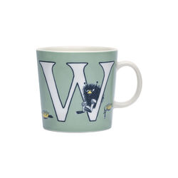 Mummi krus 40 cl Alfabet W, Moomin Arabia