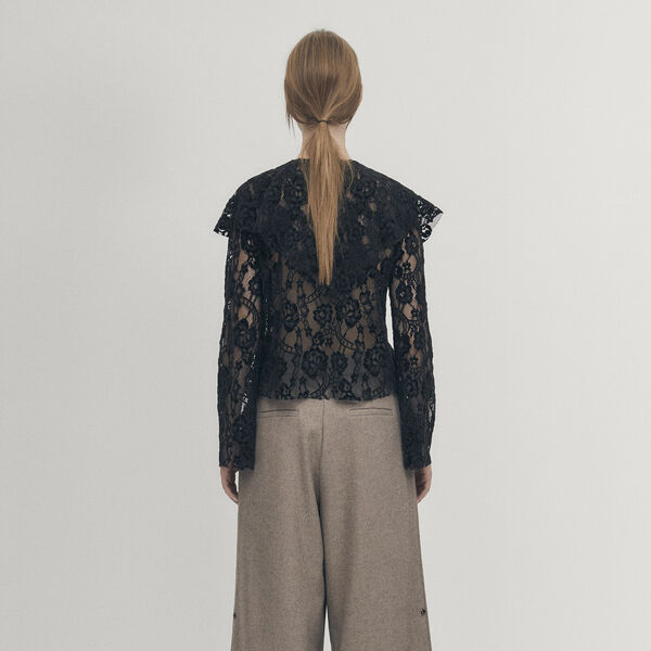 Tolpa bluse, blonde svart, ALOHAS