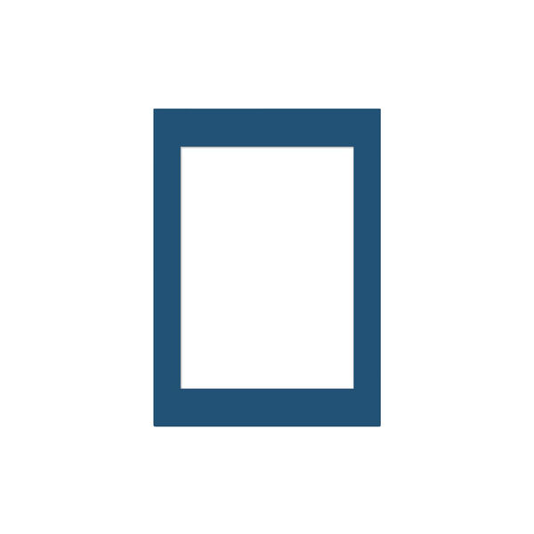 Passepartout - Bl&aring;, Poster & Frame