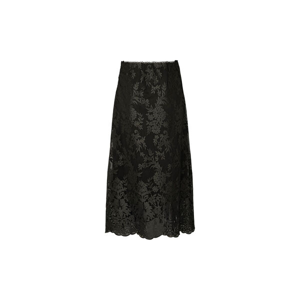 5194PBOEllo lace long skirt, black, PBO