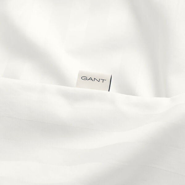 STRIPE sengetøy i sateng, white, Gant