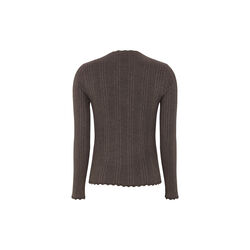 SRMarla Lace Edge Knit, 661 coffee quartz melange, Soft Rebels