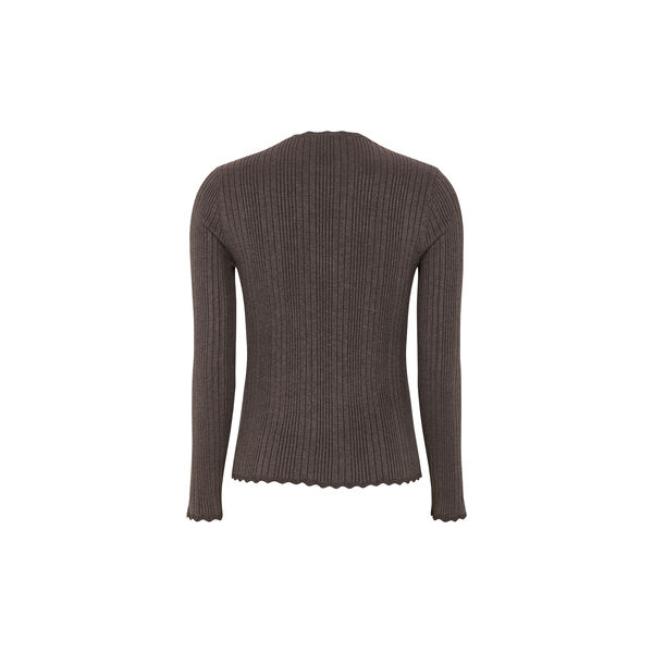 SRMarla Lace Edge Knit, 661 coffee quartz melange, Soft Rebels