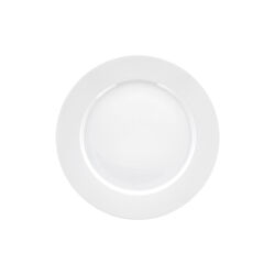 Eventail flat tallerken med fane Ø 28 cm, hvit, Pillivuyt