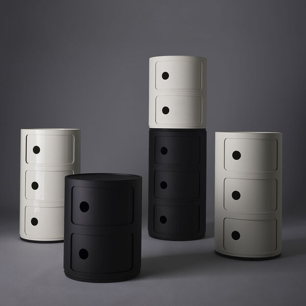 COMPONIBILI 2 ELEMENTI oppbevaringsbord, white, Kartell