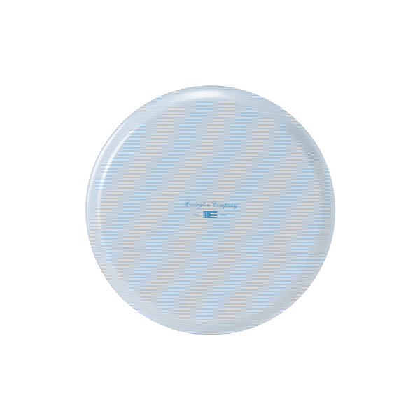 Laminated rund brett, blue/white, Lexington
