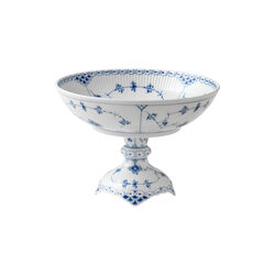 Musselmalt Halvblonde sk&aring;l p&aring; fot 15,5 cm, Royal Copenhagen
