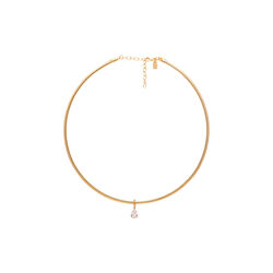 Aura Bangle Necklace I, Crystal Haze