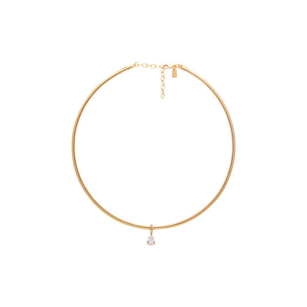 Aura Bangle Necklace I, Crystal Haze