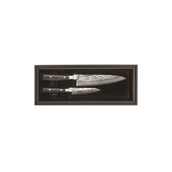 Zen kokkekniv og universalkniv, rustfritt stål/micarta