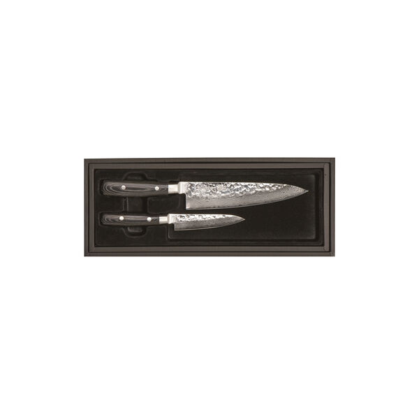 Zen kokkekniv og universalkniv, rustfritt stål/micarta Zen kokkekniv og universalkniv, rustfritt stål/micarta, Yaxell