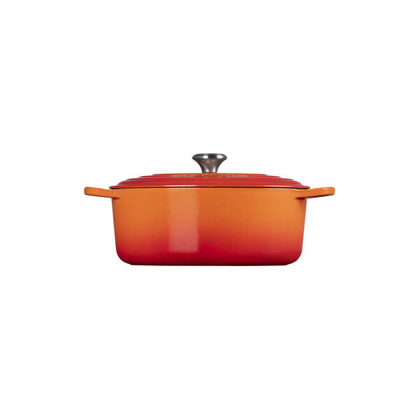 Signature st&oslash;pejern oval gryte &Oslash; 31 cm, volcanic, Le Creuset