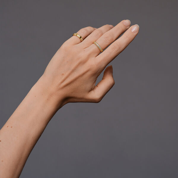 Dome Slim Pave Ring, Philippa Studios