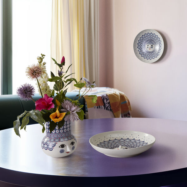 Olga Fat, blå, Bjørn Wiinblad