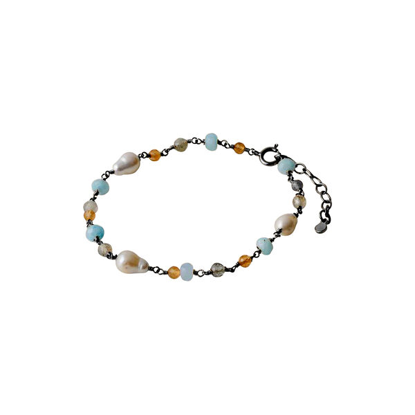 Mellow&nbsp;Blue&nbsp;armb&aring;nd, silver, Pernille Corydon Jewellery
