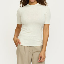 SRRoman SS Top, arctic wolf melange, Soft Rebels