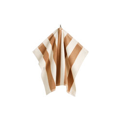 Striped h&aring;ndkle 50x70cm, clay taupe, Gant