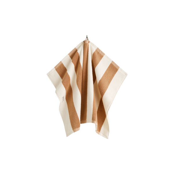 Striped h&aring;ndkle 50x70cm, clay taupe, Gant