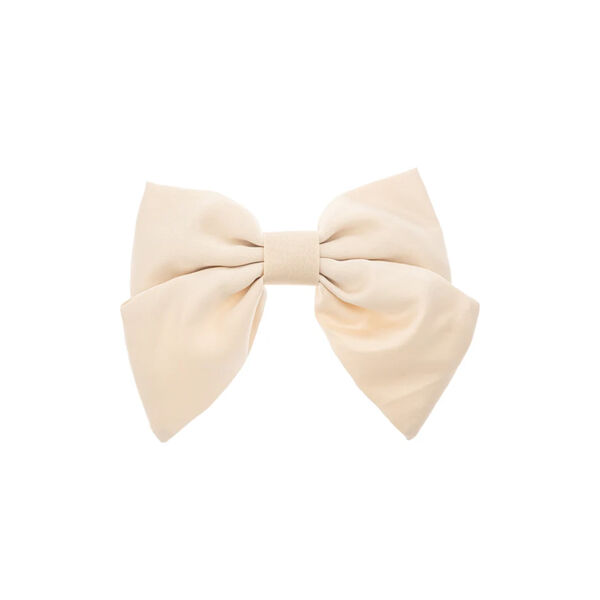 Satin Bow h&aring;rklemme, champagne, DARK department