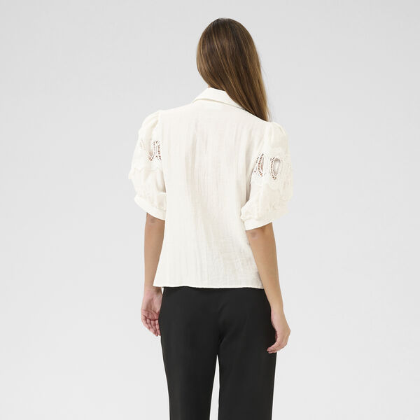 KBUrith Frosty Blouse, egret, Karen by Simonsen