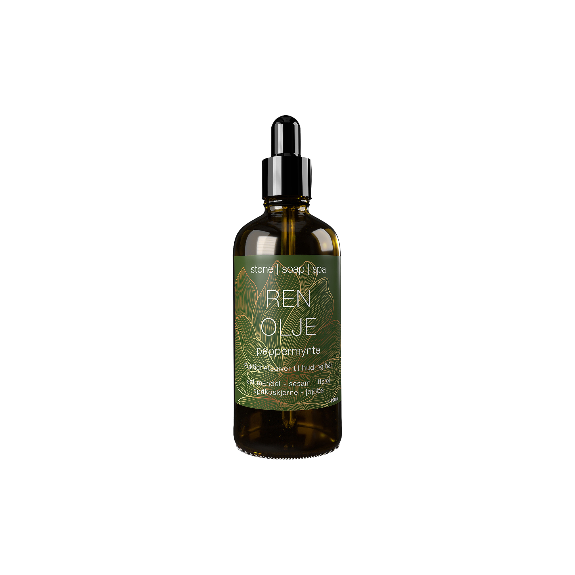 Ren Olje 100 Ml, Peppermynte