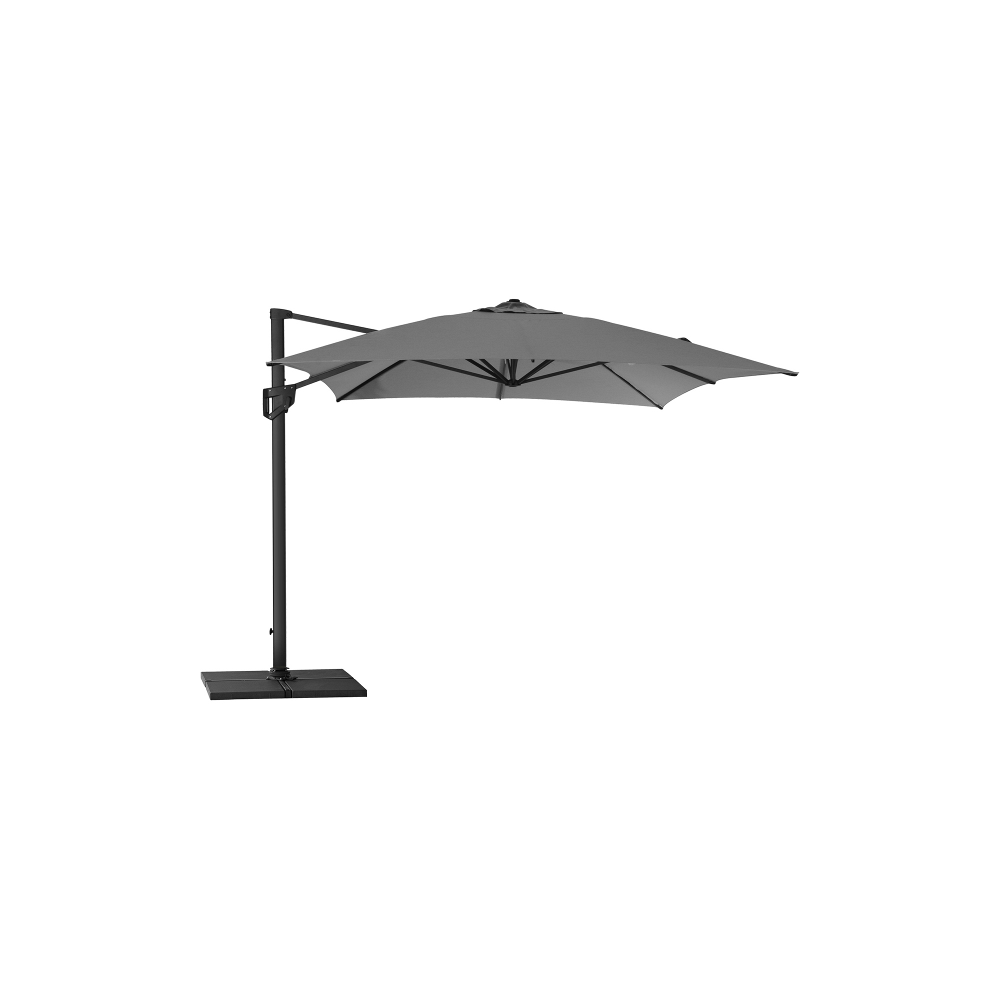 Hyde Luxe Hanging Parasoll, Anthracite